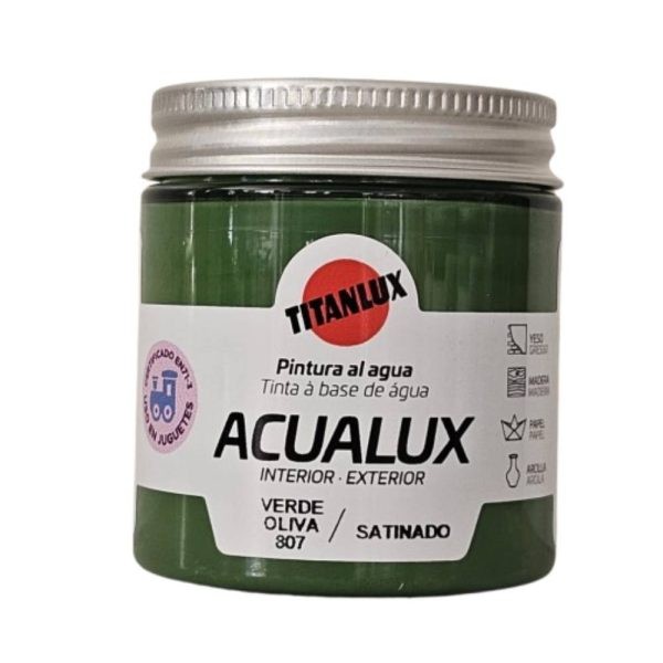 ACUALUX Ακρυλικό Χρώμα Νερού TITAN VERDE OLIVA 807