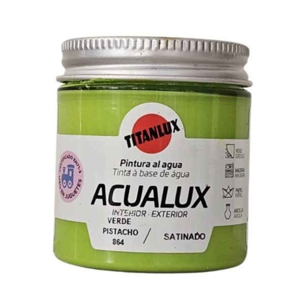 ACUALUX Ακρυλικό Χρώμα Νερού TITAN VERDE PISTACHO 864