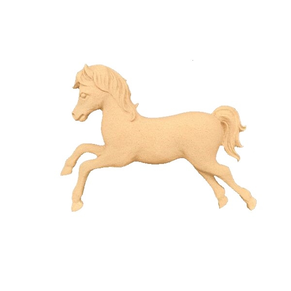 WOODEN-CARVED DECORATIVE HORSE 0076