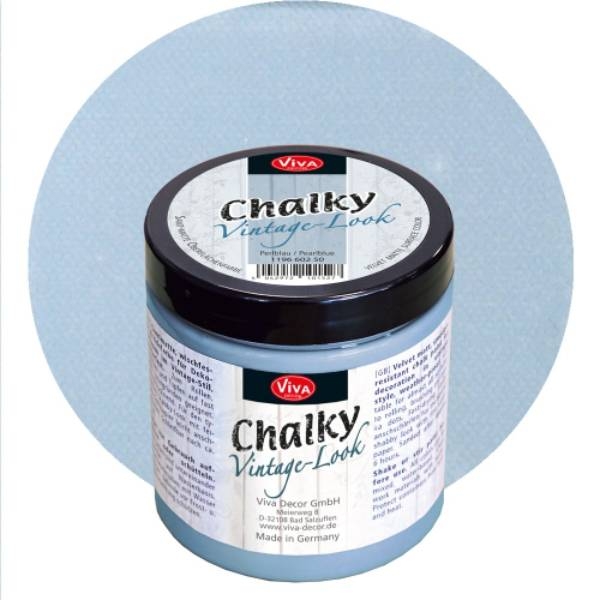 Chalky Vintage-Look Pearl Blue 119660250