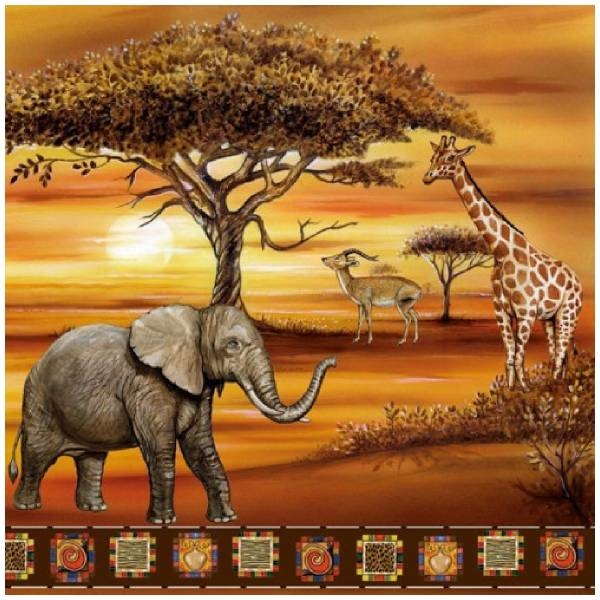 African safari sunset SLOG-009801