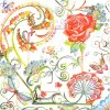 products graphic floral pattern sdog 009301