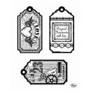 Silicone Stamps Tags Love 400312100