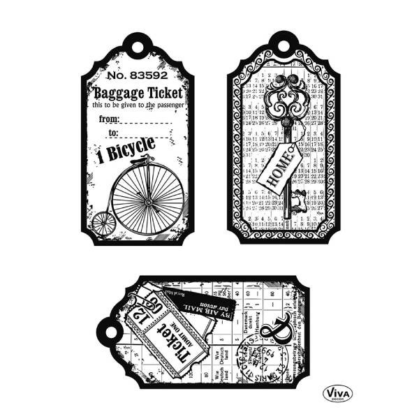 Silicone Stamps Tags Bicycle 400312000