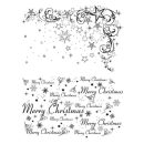 Silicone Stamps Christmas Star & Merry Christmas 400307200