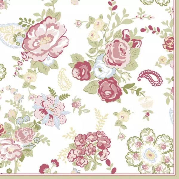 Wallpaper with Roses White SLOG-046102