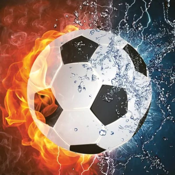 Football on Fire & Water SDOG-016801