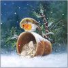 napkin with Christmas theme