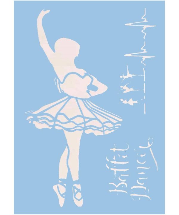 Stencil Ballet Dancer Α4 505074