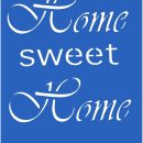 Stencil Home Sweet Home Α4 2011335