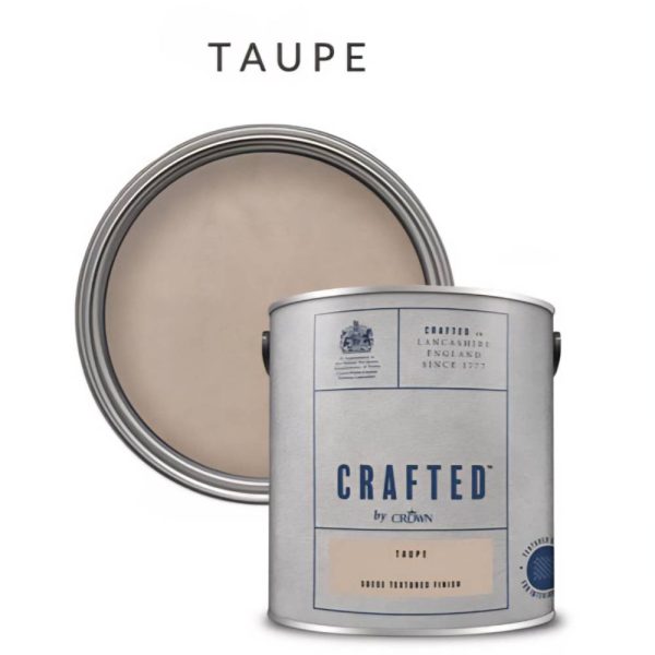 Suede Textured Matt Finish CRAFTED by Crown TAUPE 280389