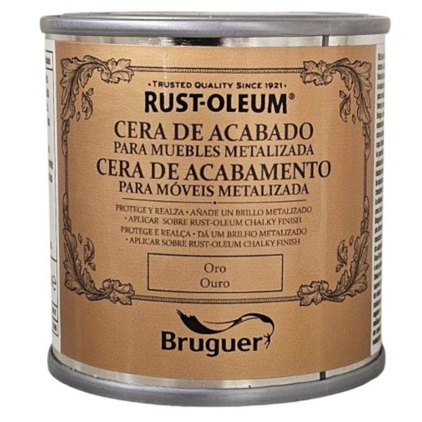 Μεταλλικό κερί χρυσό σε πάστα 125ml 269178